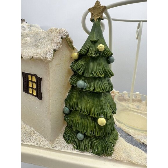 Yankee Candle Christmas Tree House Village Tea Light Wax Warmer Ornament - Picture 14 of 16